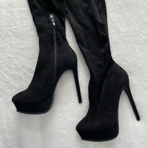 “Envious Much” Over the Knee Boots | Fashion Nova